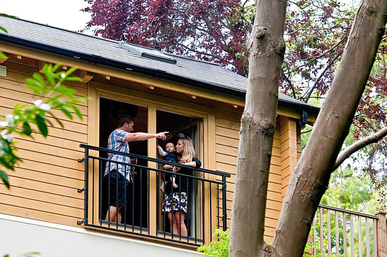 Villa Alum Chine Log Cabin Bournemouth Exterior foto