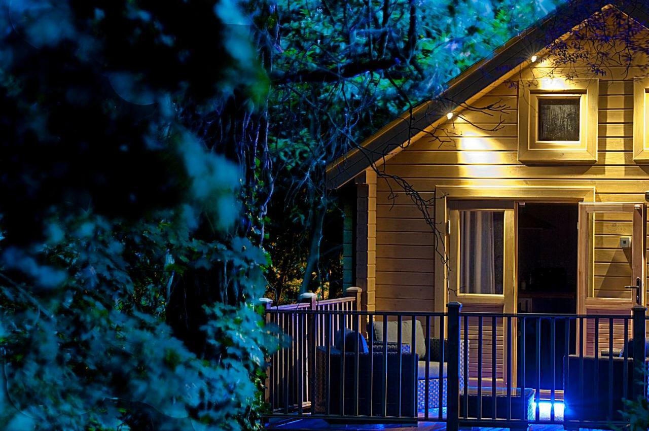 Villa Alum Chine Log Cabin Bournemouth Exterior foto
